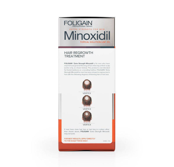 FOLIGAIN Minoxidil 5% Hair Regrowth Treatment For Men 6 Month Supply - FOLIGAIN